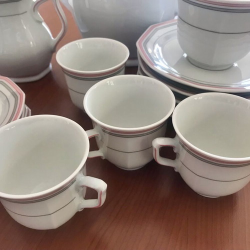 Vintage Winterling Bavaria Coffee Tea Serving Set like new with English Garden plates