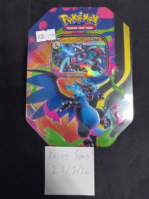 Pokémon Mega Charizard Tin άθικτο