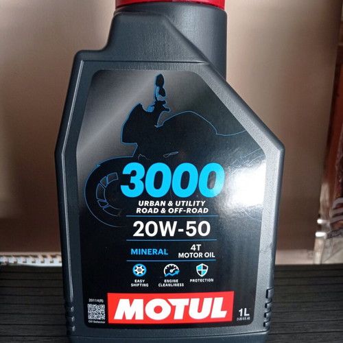 Motul 3000 20W50 motor oil 1 liter new for motorcycles