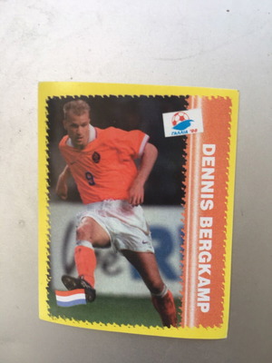 Αυτοκόλλητο Dennis Bergkamp France Mundial 98 σαν καινούργιο