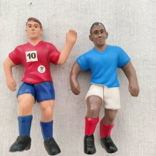 Footballer figures like new, 7 cm, set of 2 pcs