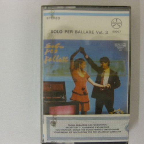 Solo Per Ballare Vol.3 cassette new