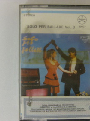 Solo Per Ballare Vol.3 cassette new