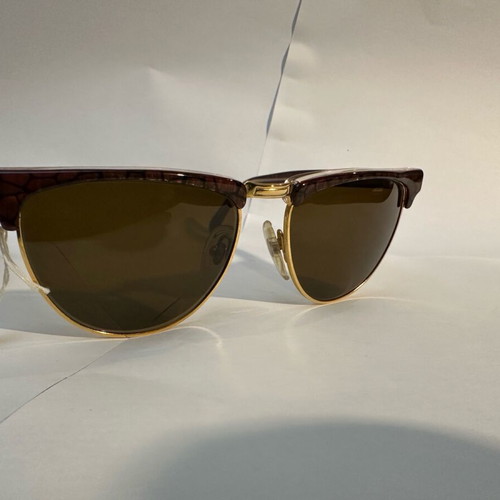 Kurzenberger KB 70380 Vintage Sunglasses Brown Tortoiseshell with Gold Details new