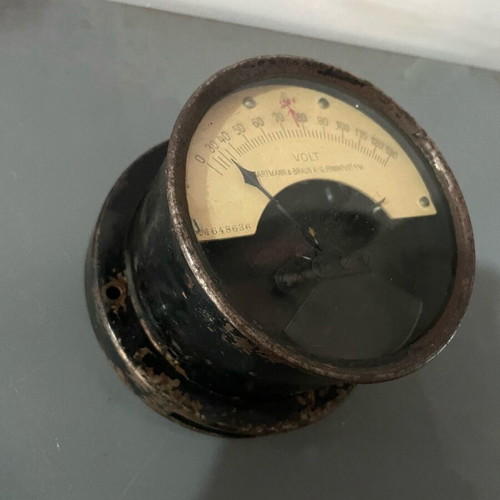 Voltmeter used from 1950, rare antique
