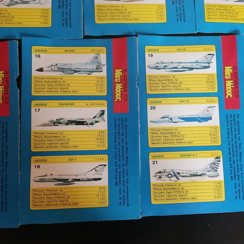 Mickey Mouse collectible stickers (Fighter Planes) like new, pack of 21