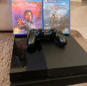 Ps4 Κονσόλα με χειριστήριο 2 games console playstation 4 controller god of war life is strange  sony