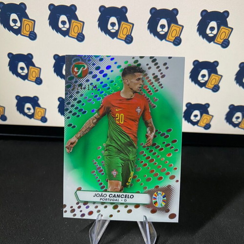 Joao Cancelo 2023 Topps Pristine Road To UEFA EURO Green Prismatic card new