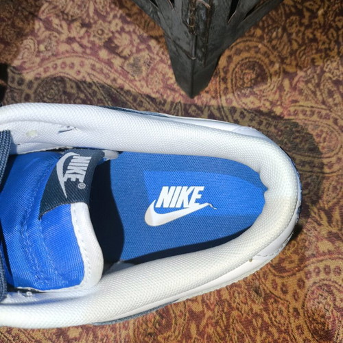 Nike Dunk Low sneakers like new, size 46, white and blue