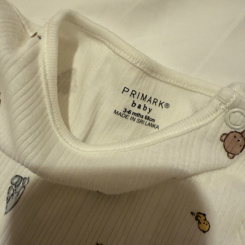 2 short-sleeve baby rompers 3-6 months, new
