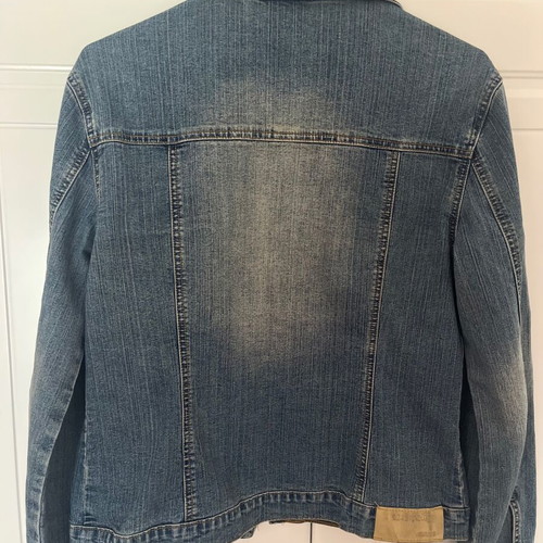 Denim set jacket and pants by Raxevsky used, blue