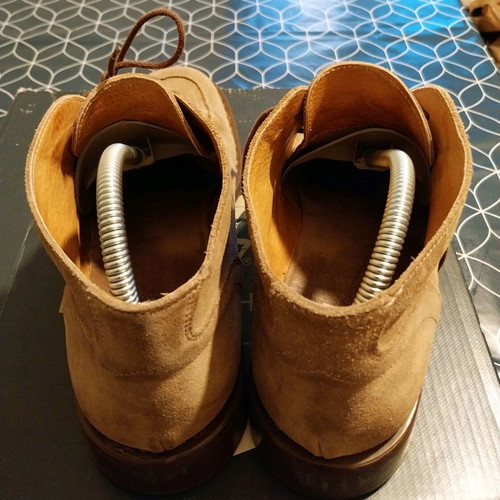 N.O.D. men's boots genuine suede like new, size 43