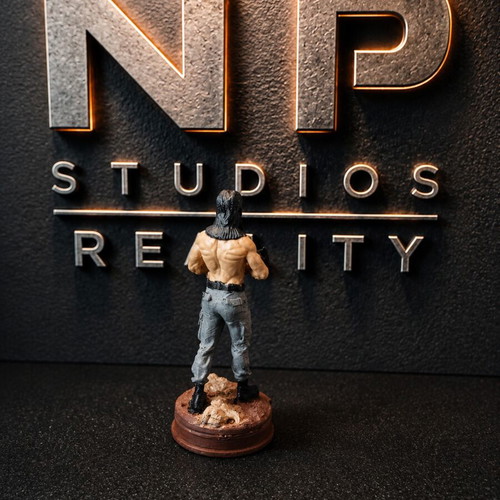 Rambo figure 13 cm height, new, PLA material, painted by NP Studios Reality