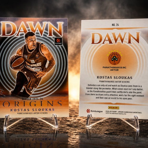 Kostas Sloukas Dawn 1/1 basketball card