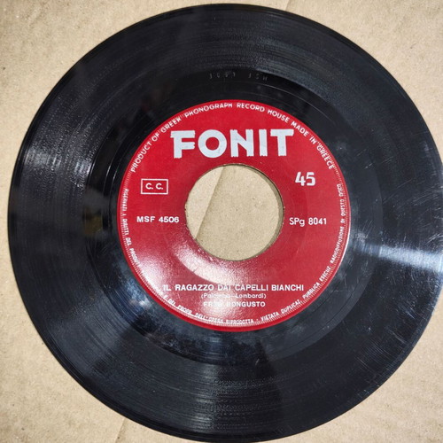 Fred Bongusto Gringo 7" vinyl record