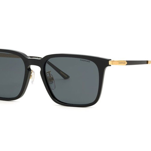 Chopard SCH339 700P Polarized Sunglasses new, black