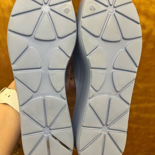 Lemon Jelly slippers used, very light, blue, size 40