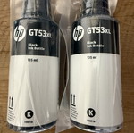 HP GT53XL Black Ink Bottle 135ml, sealed