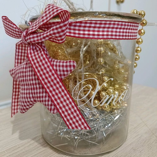 Christmas decorative vase with lights new