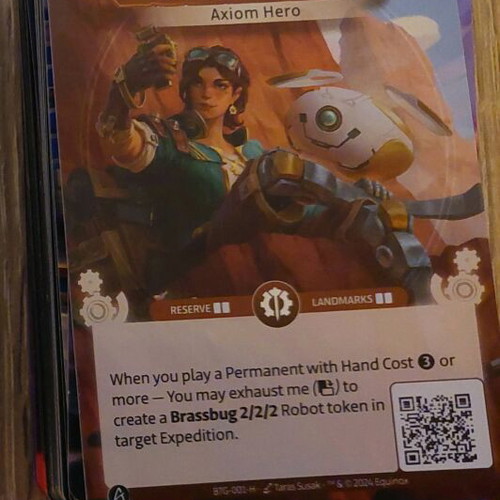 Altered TCG Axiom pre-made deck 40 cards glossy like new