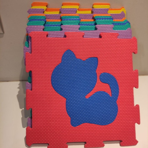 Floor puzzle used, 9 pieces 30x30 cm