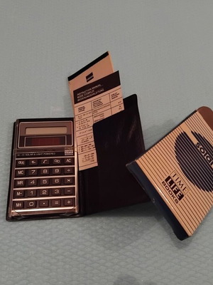 SC-20 Solar & Light Powered Calculator new, Time Life Books promotional