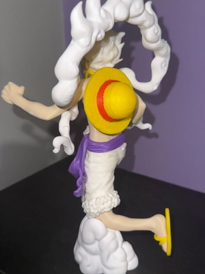 3D Printed Luffy Gear 5 Figure One Piece made to order