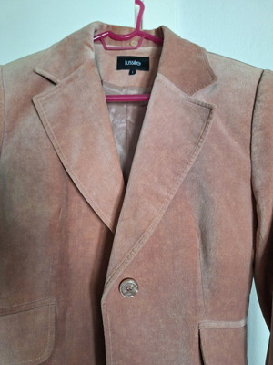 Lucille dusty pink short jacket like new, size L