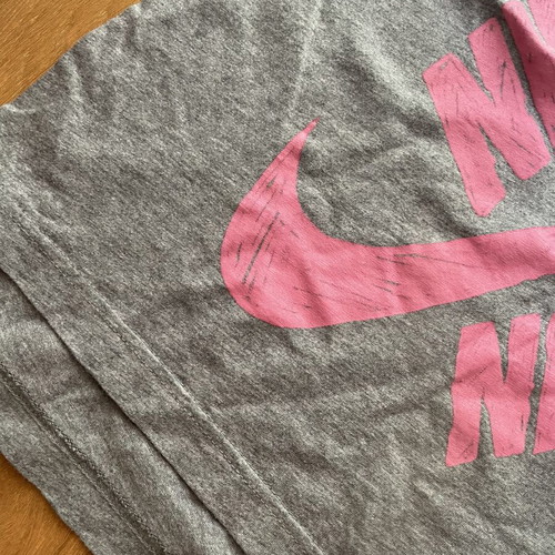 Nike T-shirt like new, women's XS, gray and pink