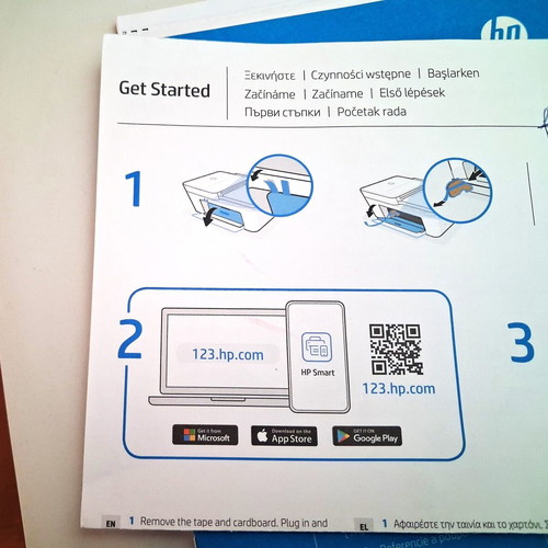HP Deskjet Plus 4100 All in one series multifunction printer like new, wireless inkjet