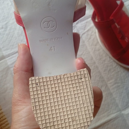 Chanel authentic sandals, size 40.5
