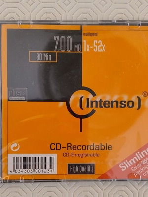 CD-R Intenso High Speed 700MB new, one piece