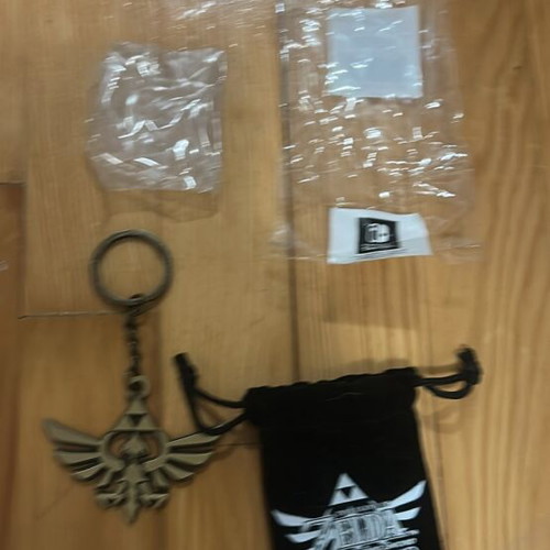 The Legend of Zelda Skyward Sword HD keychain, pre-order bonus