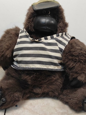 Vintage Magogo Gorilla 90s λειτουργικό που τραγουδάει Macarena