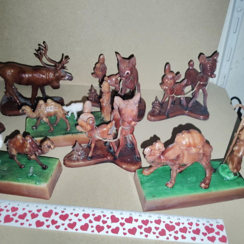 Christmas ornaments used, Greek 60s-70s vintage