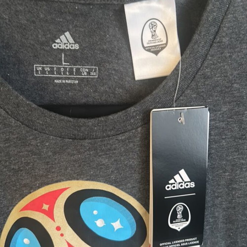 Fifa World Cup 2018 Russia Adidas T-shirt new, large size