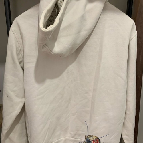 Billabong men's hoodie size S like new, white with skull design