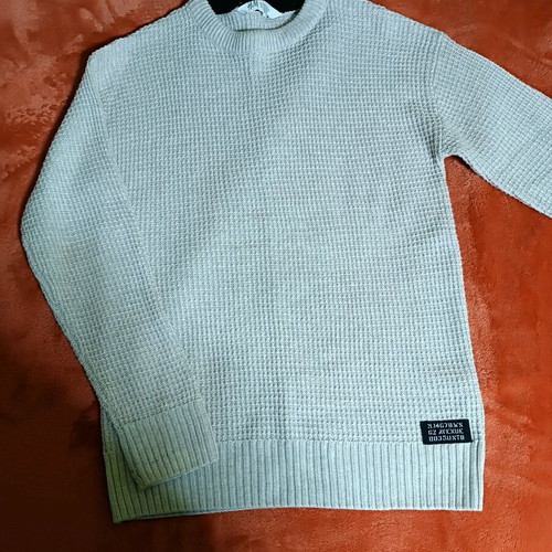 H&M wool sweater for boys 8-10 years like new, beige