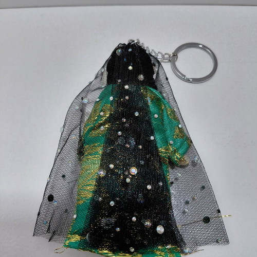 Traditional souvenir keychain doll from United Arab Emirates