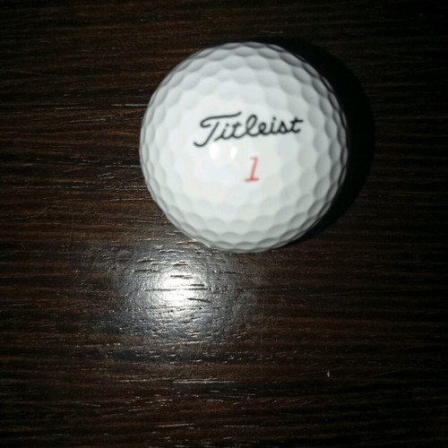 Titleist golf ball used with The Open Championship logos