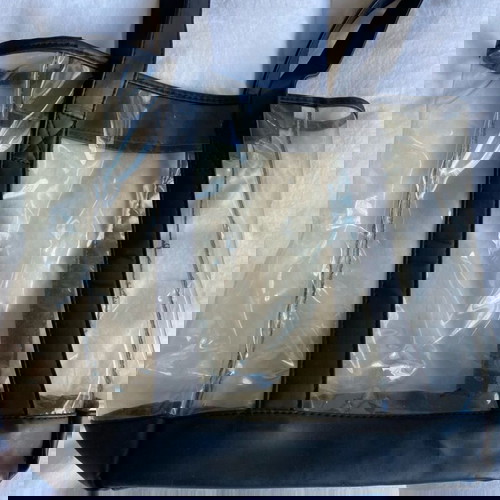 Τσάντα ώμου από PVC μεταχειρισμένη με μακριά λουριά