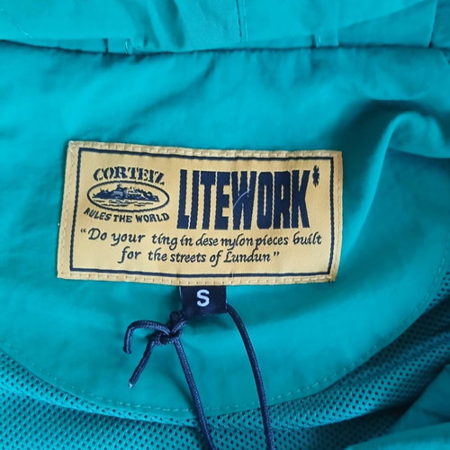 Nike 90s Deadstock Windbreaker Forest Green White new, size S