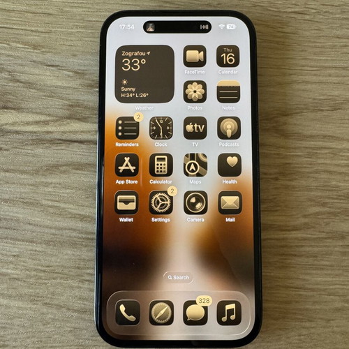 iPhone 14 Pro 128GB like new, black, 80% battery health