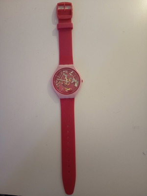 Swatch Skinamour SVOP100 women's watch pink silicone strap new
