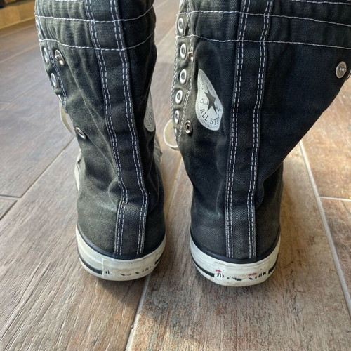 Converse All Star boots used, size 38, black and white