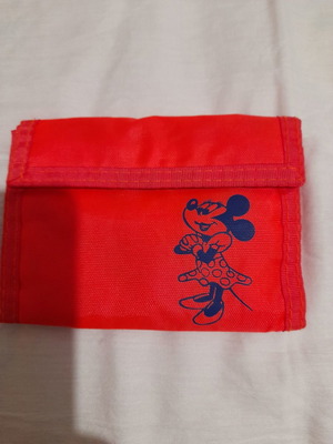 Vintage children's wallet used, collectible Minnie