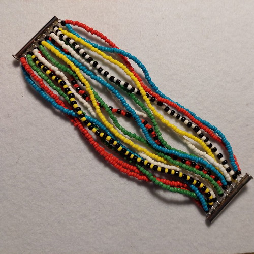 Africa bracelet like new, handmade, colorful