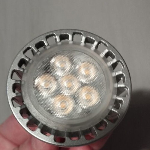 Osram GU10 LED light bulbs, warm light, pack of 9