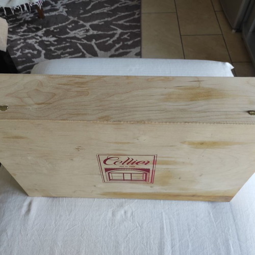 Wooden gift wine box large used