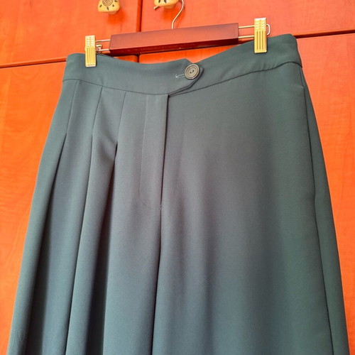 AddLoft petrol cropped wide-leg pants